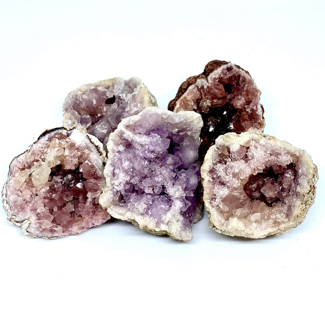 PINK AMETHYST GEODES